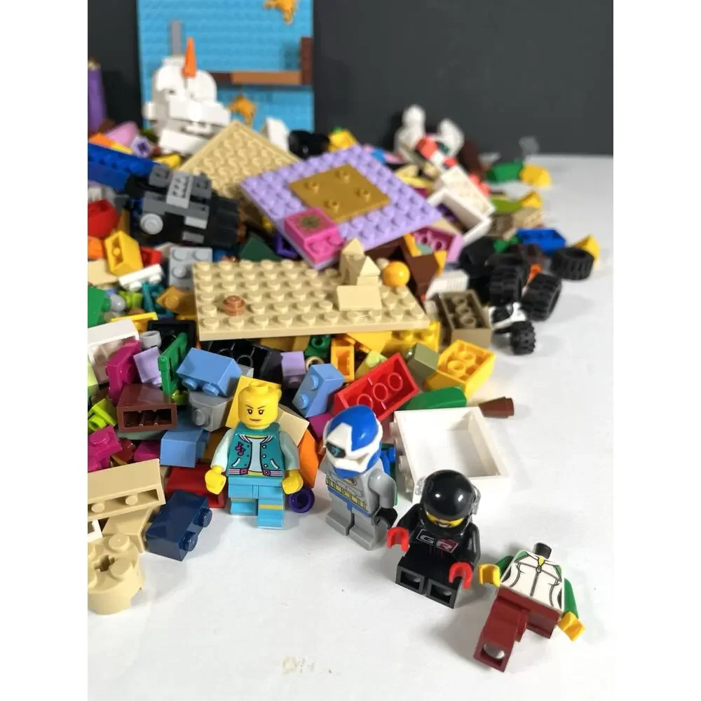 Lego Bulk Lot 3 lb 13 Oz. Loose Bricks Parts Pieces Genuine Lego Mixed Lot